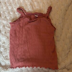 girls old navy ruffle tank top